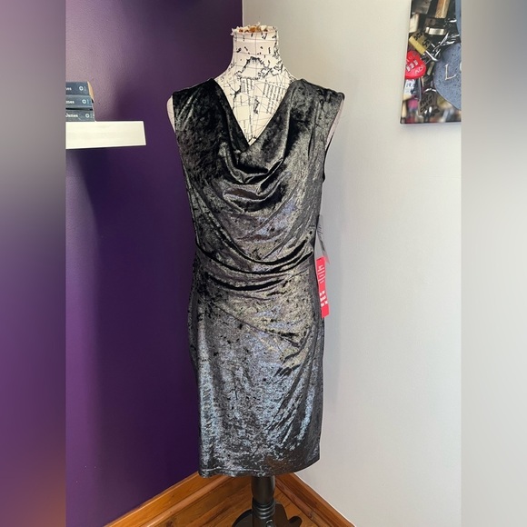 Scarlett Dresses & Skirts - Scarlett Sleeveless Silver and Black Dress NWT